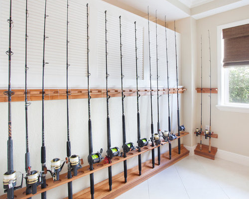 Fishing Rod Display Rack | Houzz